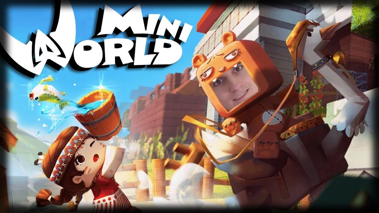 CONHECENDO O MINIWORLD - Primeira Casa, Sustos e Jogos - Mini World: Block Art - YouTube